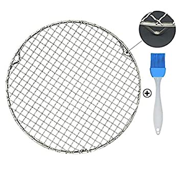 【中古】【輸入品・未使用】Fivebop Multi-Purpose Stainless Steel Cross Wire Round Steaming Cooling Barbecue Racks/Carbon Baking Net/Grills/Pan Grate with 3 Legs (
