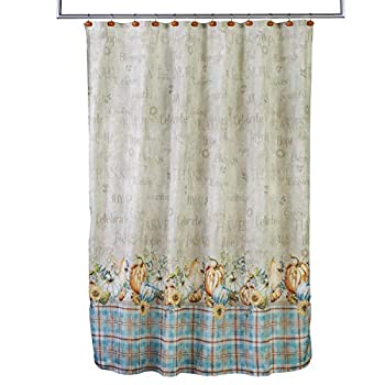 【中古】【輸入品・未使用】Saturday Knight LtdによるSKL HOME。 Harvest Sentiments シャワーカーテン フック マルチ