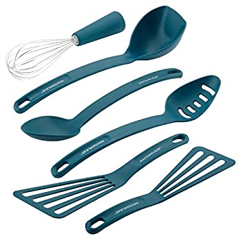 【中古】【輸入品・未使用】Rachael Ray 46409 6 Piece Nylon Nonstick Tools Set One Size Marine Blue by Rachael Ray