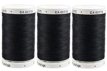 【中古】【輸入品・未使用】Sew-All スレッド 547ヤード - ブラック (親) 3 Pack