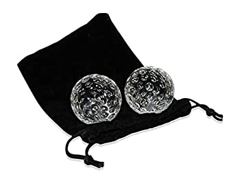 【中古】【輸入品・未使用】Jem Glass ゴルフボールウィスキーチラー&ポーチ ゴルフギフトセット グラスウィスキーストーン ウォッカ/ウイスキー/スコッチを冷やす 12,324円