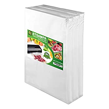 【中古】【輸入品・未使用】ATSAMFR 4ミル 100ガロン サイズ11x16インチ 真空シーラー 食品保存バッグ BPAフリー 高耐久 真空調理に最適