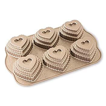 【中古】【輸入品・未使用】Nordic Ware Tiered Heart Cakelet