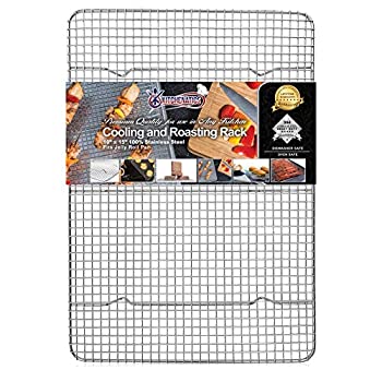 【中古】【39shop】【輸入品・未使用】(キッチナティックス)★Kitchenatics 304ステンレススチール製 冷却と焙煎ラック 10" x 15" COMINHKG093208(新古品)|アトリエ絵利奈