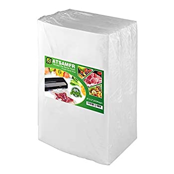 【中古】【輸入品・未使用】ATSAMFR 200個 クオート 8x12インチ 真空シーラー フードセーバーバッグ BPAフリー 高耐久 真空収納や真空調理に最適