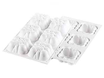 【中古】【輸入品・未使用】Silikomart Cloud120 シリコンベーキング型 冷凍型 6つの穴付き 各2.79インチ x 2.79インチ x 高さ1.33インチ