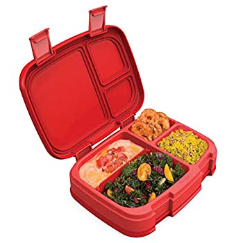 【中古】【インポート品・未当て嵌める】Bentgo Fresh (赤いこと) - 目こぼし押しとどめる 全能な4句切りめ 弁当表現スタイル 夕御飯ボックス席 - 召しあがる量保護することと平衡にするの取れた召しあがるに至適 - BPA無償性で食料雑貨類に 弁当箱・弁当袋-大人用弁当箱