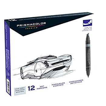 【中古】【39shop】【輸入品・未使用】Prismacolor　Premier両端アートマーカー★12-Count（新古品）｜アトリエ絵利奈