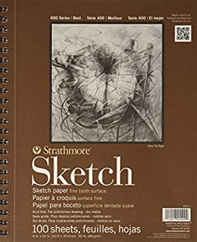 【中古】【39shop】【輸入品・未使用】Strathmore★シリーズ 400スケッチパッド 9インチ x 12インチ。 - 100パッド。 9 x 12"(新古品)|アトリエ絵利奈