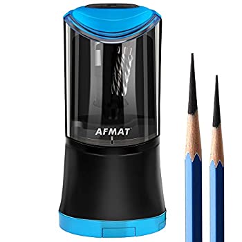 【中古】【インポート品・未当て嵌める】AFMAT 6本の?9.6粍木筆の利益の美術木筆削り、ロング尖んがり木筆削り、灯し火木筆削り、絵書き木筆削り、Prismacolorドローイ