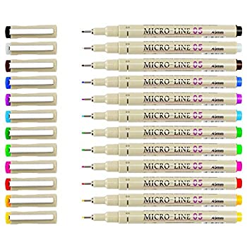 【中古】【輸入品・未使用】[12色] 0.5mm マイクロペン ファインライナー ペンセット インクペン 細字ライナーペン マルチライナー スケッチ アニメ アーティストイラスト描 8,985円