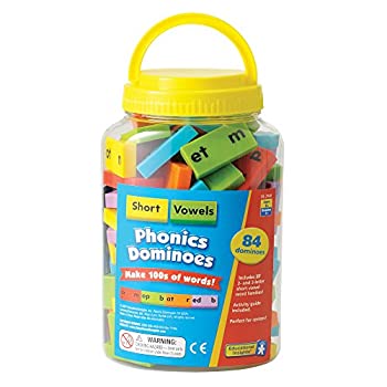 【中古】【インポート品・未当て嵌める】Educational Insights Phonics Dominoes Short Vowels