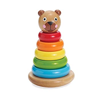 【中古】【インポート品・未当て嵌める】Manhattan Toy Brilliant Bear Magnetic Stack-Up