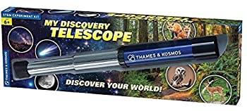【中古】【輸入品・未使用】Thames & Kosmos My Discovery 望遠鏡 | 屈折望遠鏡 12倍の倍率 | コンパクトで持ち運び可能 & 夜空観察 | 裏庭で月、惑星、野生動物を見てくだ