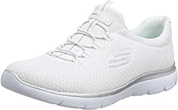 【中古】【インポート品・未当て嵌める】Skechers レディース 首脳会談 スニーカー US 大きさ: 7.5 色つや: 白いこと