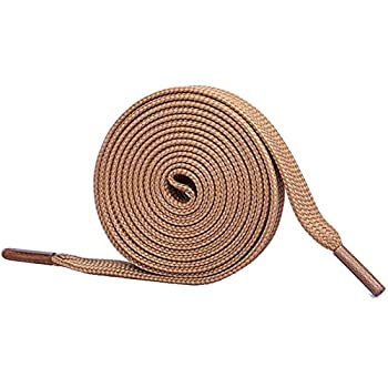 【中古】【輸入品・未使用】Booyckiy [2ペア] 2/5インチ フラット スニーカー 靴ひも 26色 靴ひも 27~72インチ US サイズ: 52inch (132cm)