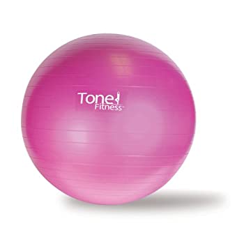 【中古】【輸入品・未使用】トーンフィットネススタビリティボール、55cm、ピンク