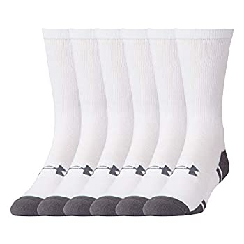 【中古】【39shop】【輸入品・未使用】Under★Armour大人用レジスター3.0クルーソックス 6足パック M ホワイト（新古品）｜アトリエ絵利奈