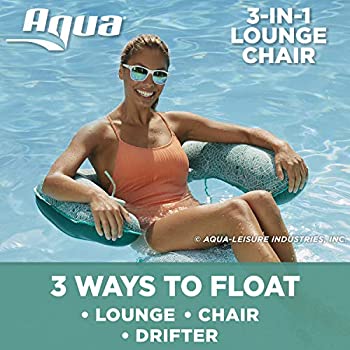 【中古】【インポート品・未当て嵌める】Aqua スウィミングプール釣り浮き具 3はたご屋1 ロールアップ パッド入り口・入口引っ敷き 砂浜水陸用ロールアップマット キャリーストラップ付き添い人 スポーツ・アウトドア-その他-水泳