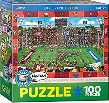 【中古】【輸入品・未使用】Eurographics Footballスポット& Findパズル( 100-piece )