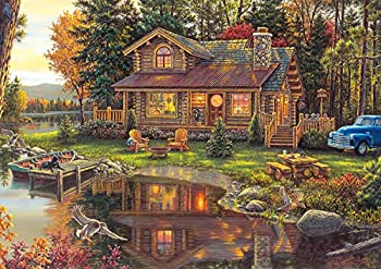 【中古】【輸入品・未使用】Buffalo Games - Kim Norlien - Peace Like a River - 300 Large Piece Jigsaw Puzzle