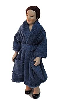 【中古】【インポート品・未当て嵌める】MelodyジェーンドールハウスMan インチ Bath Robeサラドレ化粧着1?: 12瀬戸ものPeople