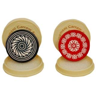 【中古】【39shop】【輸入品・未使用】標準サイズ★キャロム トーナメントストライカーコンボ 滑らかな表面と優れたリバウンスカラー レッド&ブラック(新古品)|アトリエ絵利奈