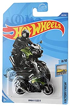 【中古】【インポート品・未当て嵌める】Hot Wheels 2020 Factory Fresh BMW K 1300 R 自動二輪車 65/250 黒いことと緑であること ミニカー・トイカー-おもちゃ