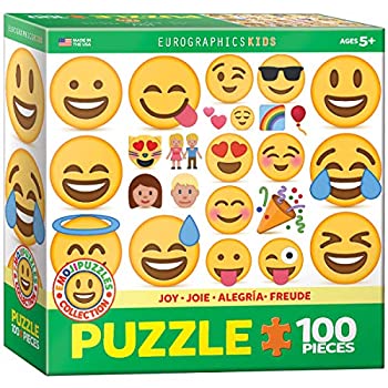 【中古】【輸入品・未使用】EuroGraphics Joy 絵文字 (100ピース) パズル マルチ