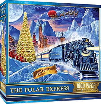 【中古】【39shop】【輸入品・未使用】MasterPieces★ホリデーポーラーエクスプレスジグソーパズル 電車 1000ピース（新古品）｜アトリエ絵利奈