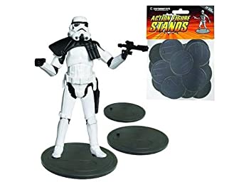 【中古】【インポート品・未当て嵌める】Action Figure Stands 25-Pack - Gray