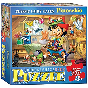 【中古】【輸入品・未使用】Eurographics 35ピースClassicic Fairy Talesピノキオパズル