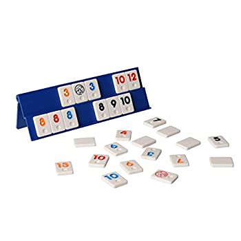 【中古】【39shop】【輸入品・未使用】Point★Games 106タイルミニラミーゲームセット 2段 4段 折りたたみ式プレイラック 超丈夫なトラベルバッグ 2~4人用 大人と子供へのギフトに最適（新古品）｜アトリエ絵利奈