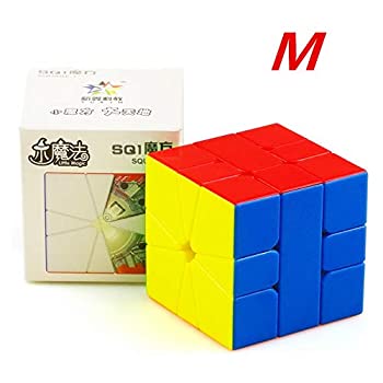 【中古】【39shop】【輸入品・未使用】CuberSpeed★Yuxin リトルマジック スクエア 1M スピードキューブ Yuxin スクエア 磁気ステッカーレスマジックキューブ(新古品)|アトリエ絵利奈