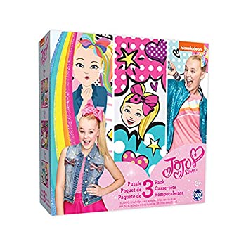 50 Off 中古 輸入品 未使用未開封 Jojo Siwa 子供用パズル 3パック 1 X 24ピース 1 X 48ピース 1 X 100ピース アトリエ絵利奈w 希少 Almeidagomes Eng Br