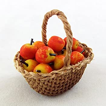 【中古】【39shop】【輸入品・未使用】Miniature★Maison Poupee Panier Pomme Fait Main Accessoire Cuisine Campagne(新古品)|アトリエ絵利奈