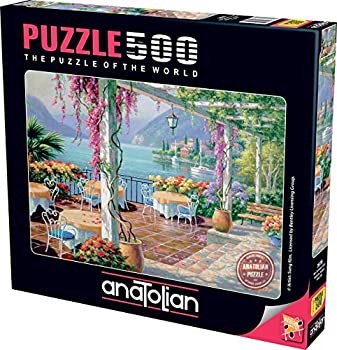 【中古】【輸入品・未使用】500ピース ジグソーパズル Perre Group テラス Kim: Wisteria Terrace 33×48cm 3578
