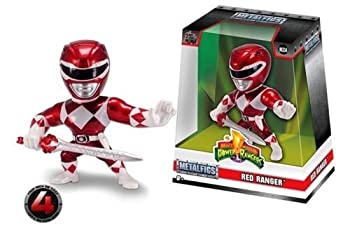 【中古】【インポート品・未当て嵌める】押さえる版 4in METALFIGS - パワーレンジャー - レッドレンジャー M334 99270 JADA