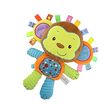 【中古】【39shop】【輸入品・未使用】Inchant★Monkey TaggieアクティビティBlanket and Sensoryおもちゃベビーギフト新生児の赤ちゃん、幼児、Loveyソフトおもちゃ???Clamダウン、再(新古品)|アトリエ絵利奈