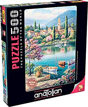 【中古】【39shop】【輸入品・未使用】Anatolian★ANA3597 パズル:500 村 湖 午後 マルチカラー(新古品)|アトリエ絵利奈