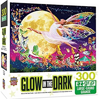 【中古】【39shop】【輸入品・未使用】Masterpiecesパズル会社Glow★in the Dark Moon Fairy Largeパズル300ピース、マルチカラー、18?" x24?"(新古品)|アトリエ絵利奈