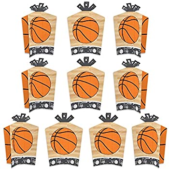 【中古】【輸入品・未使用】Big Dot of Happiness Nothin' But Net バスケットボール テーブルデコレーション ベビーシャワー 誕生日パーティー 折りたたみ式 フレア センタ