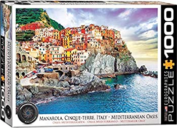 【中古】【39shop】【輸入品・未使用】ジグソーパズル★1000ピース ユーログラフィックス マナローラ チンクエ・テッレ イタリア 6000-0786(新古品)|アトリエ絵利奈