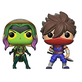 【中古】【輸入品・未使用】Funko - Figurine Marvel Vs Capcom - 2-Pack Gamora Vs Strider Exclu Pop 10cm - 0889698227858