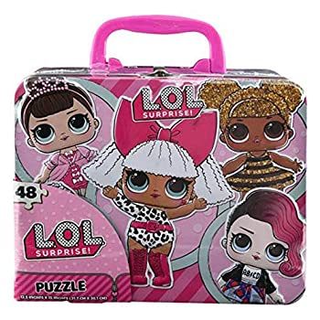 【中古】【輸入品・未使用】L.O.L Surprise! 48ピース パズル ブリキ箱 ランチ缶