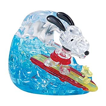 【中古】【輸入品・未使用】3Dクリスタルパズル - ピーナッツスヌーピーサーフ: 41ピース|アトリエ絵利奈