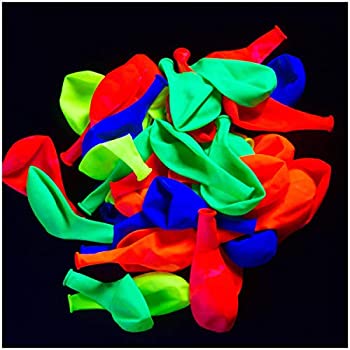 【中古】【39shop】【輸入品・未使用】UV★Blacklight Reactive Fluorescent / Neon Party Balloons(新古品)|アトリエ絵利奈