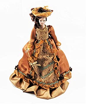 【中古】【インポート品・未当て嵌める】Melody Jane Dollhouse Victorian Lady インチ Rust Outfit Porcelain 1:12 People
