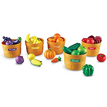 【中古】【39shop】【輸入品・未使用】ラーニング★リソーシズ(Learning Resources) ままごと 野菜 果物 カラーソーティングセット LER3060（新古品）｜アトリエ絵利奈