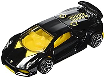 【中古】【インポート品・未当て嵌める】Hot Wheels 2017 ランボルギーニシリーズ 取り替えっこ用 ランボルギーニ セスト 化学元素 2/8 黒いこと 乗り物のおもちゃ-ミニカー・トイカー-車